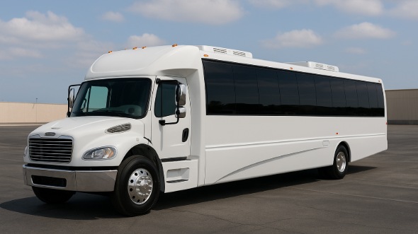 Exterior of Charter Bus Company Attleboro's 18 Passenger Minibus in Attleboro