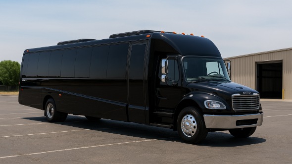 Exterior of Charter Bus Company Attleboro's 20 Passenger Mini bus in Attleboro