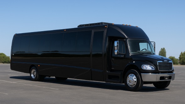 Exterior of Charter Bus Company Brockton's 30 Passenger Minibus in Brockton