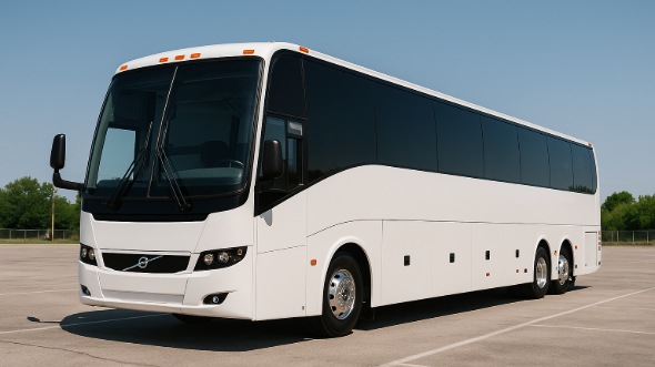 Exterior of Charter Bus Company Attleboro's 56 Passenger Charter Bus in Attleboro