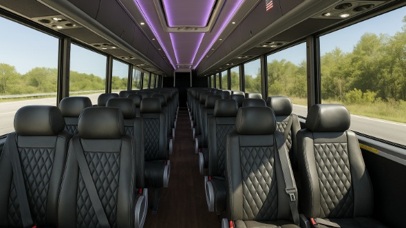 attleboro 20 passenger minibus inside