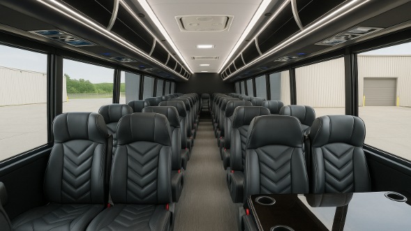 attleboro 25 passenger minibus inside